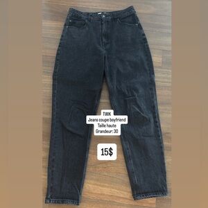 Twik Black Boyfriend Jeans